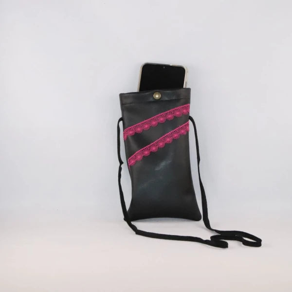 Etui à téléphone en alter-cuir de raisin