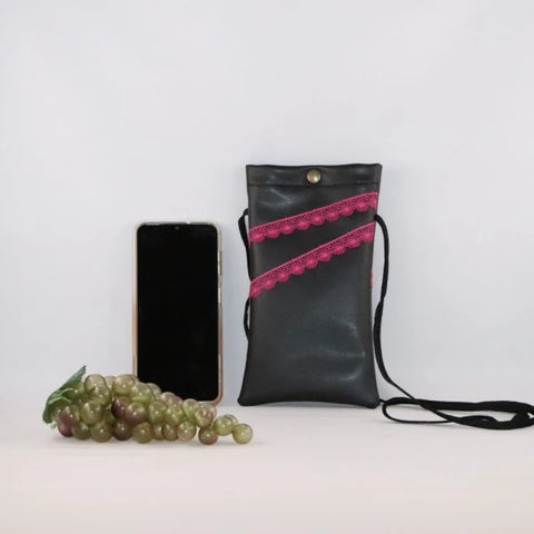 Etui à téléphone en alter-cuir de raisin