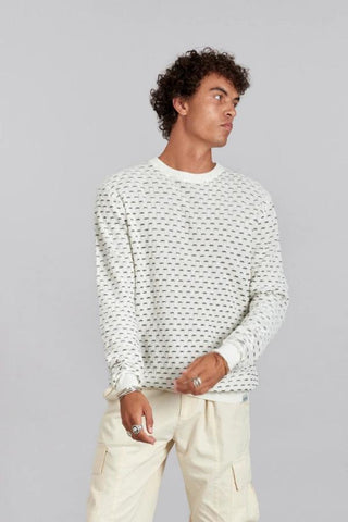 HASAN - Linen Jumper White