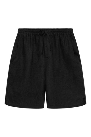 JERRY - Linen Shorts Black