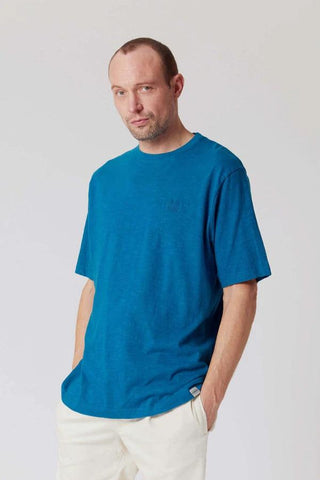 KIN - GOTS Organic Cotton Tee Teal  Blue