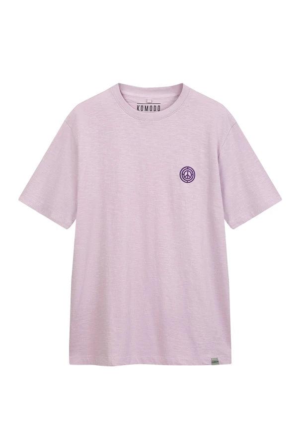 KIN Mens GOTS Organic Cotton Tee - Lavender Pink