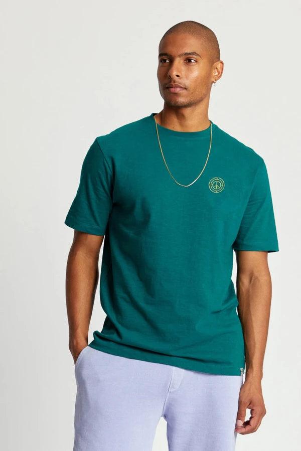 KIN Tee Mens GOTS Organic Cotton - Teal Green