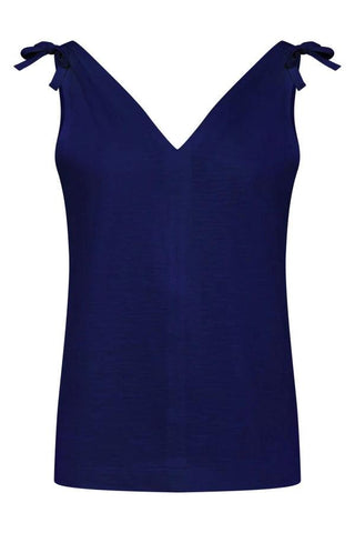 CELIA - GOTS Organic Cotton Vest Navy