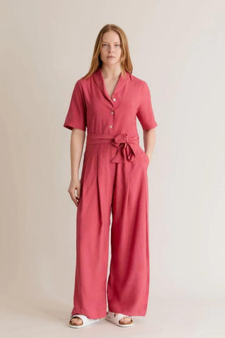 PLANET - Rayon Jumpsuit Pink