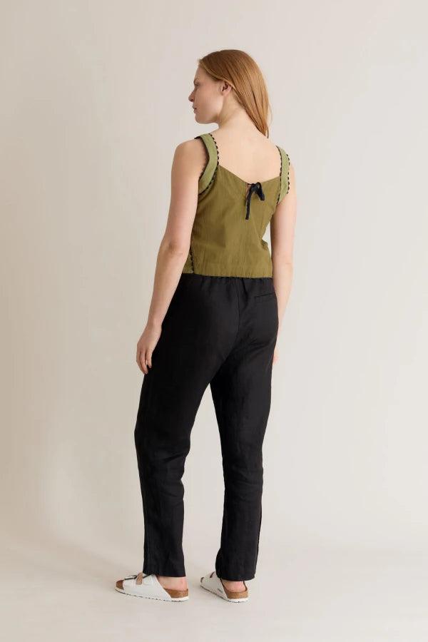 RAMA - Linen Trousers Black