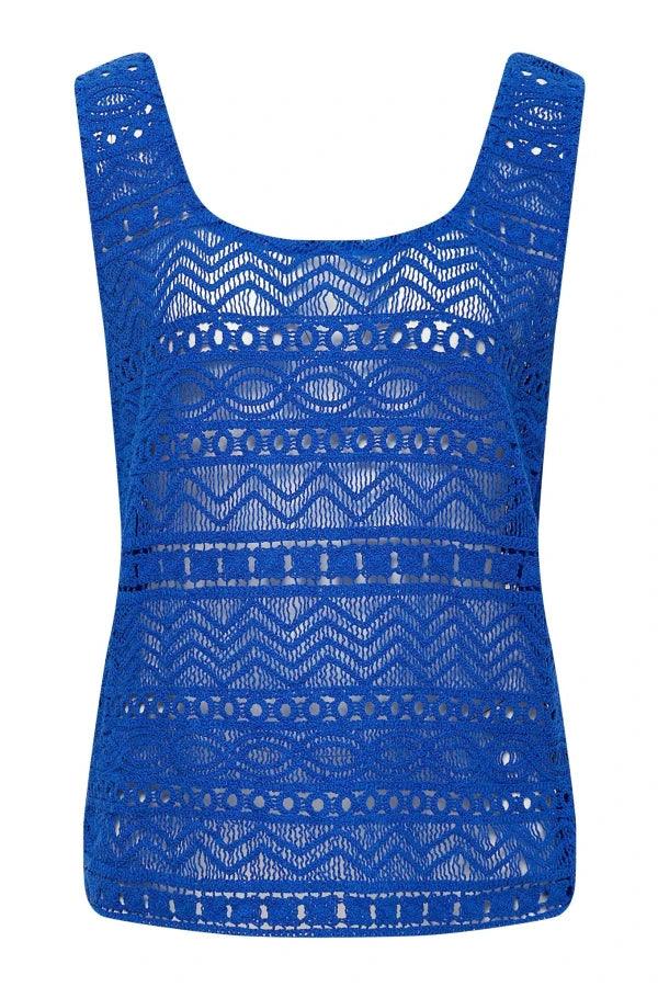 ZEE - Organic Cotton Vest Sapphire Blue