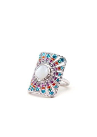 Bague Ombeline argent 925 Nacre