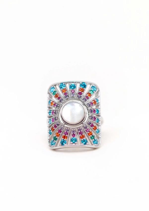 Bague Ombeline argent 925 Nacre