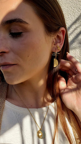 Boucles d’oreilles asymétriques tendance