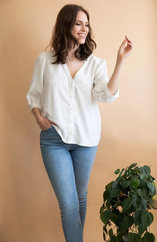 Blouse Aster blanche