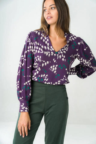 Blouse Orchidée violette