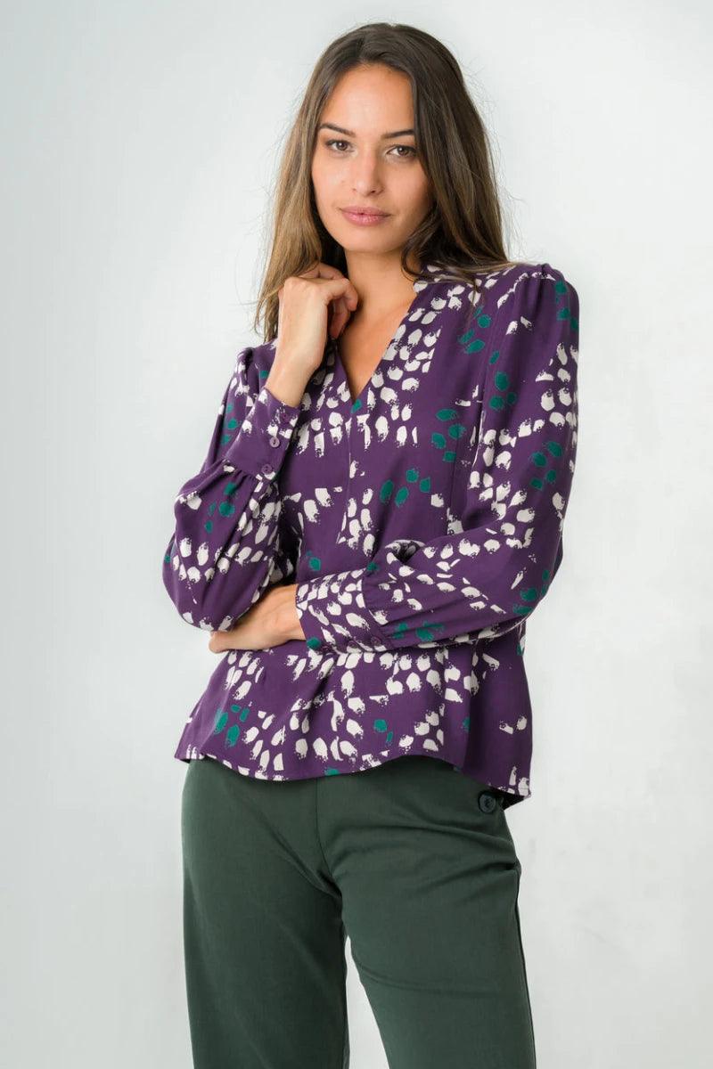 Blouse Orchidée violette