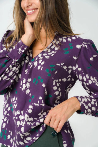 Blouse Orchidée violette