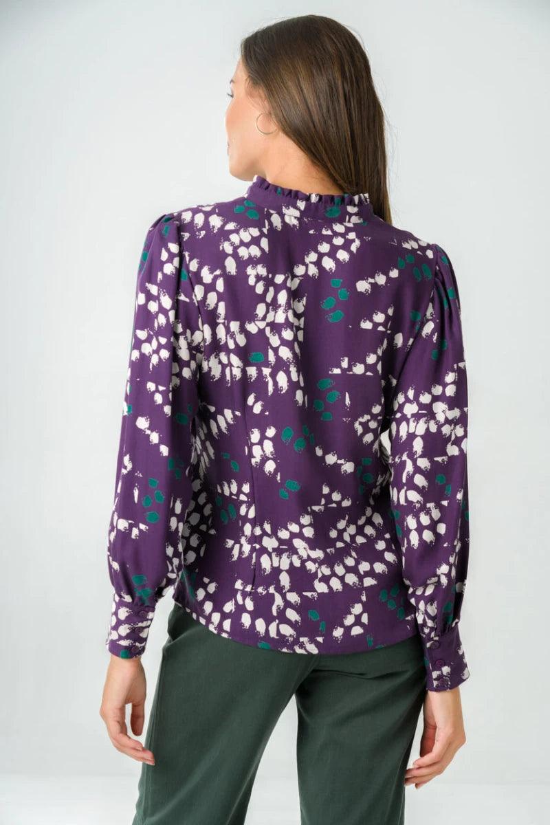 Blouse Orchidée violette