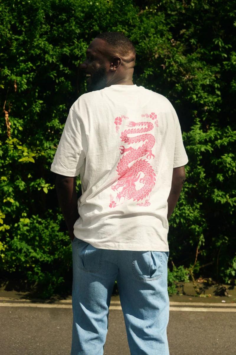 DRAGON - GOTS Organic Cotton Tee Off White