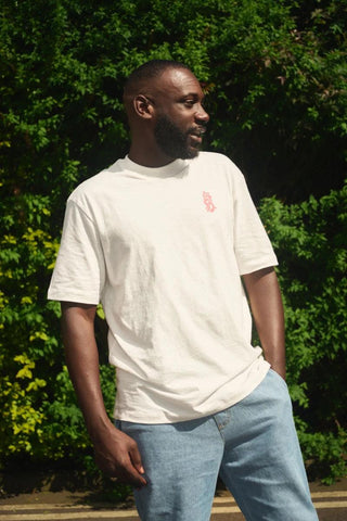 DRAGON - GOTS Organic Cotton Tee Off White