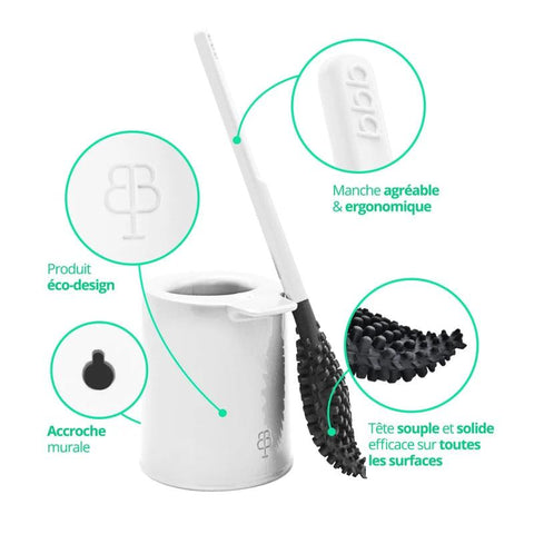 Brosse Toilette 'bbb La Brosse' Matières bio-sourcées et recyclées