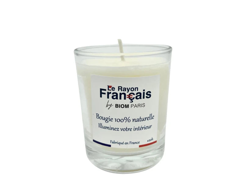 Bougie Naturelle, 100% Fabriquée en France