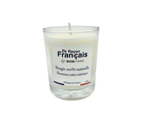 Bougie Naturelle, 100% Fabriquée en France