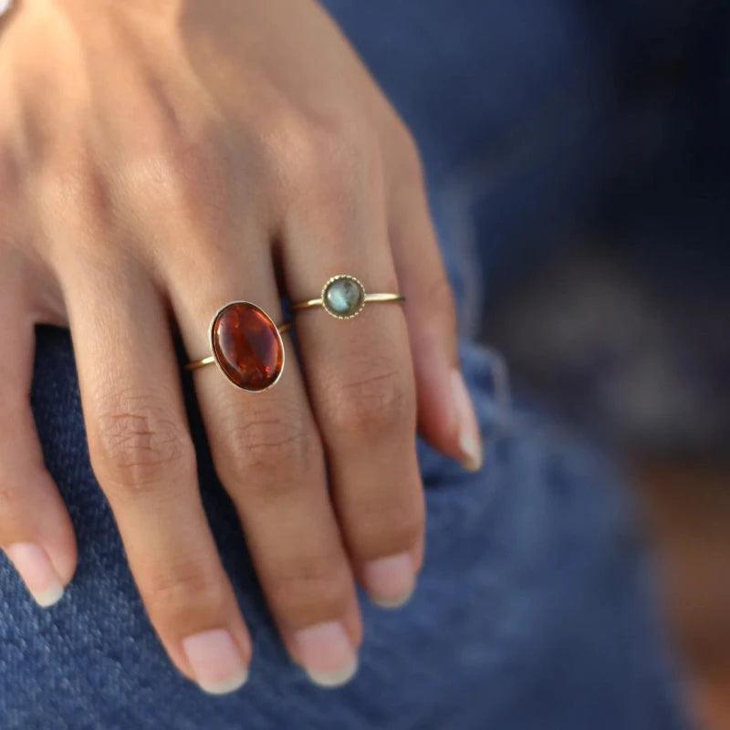 Bague petite Labradorite