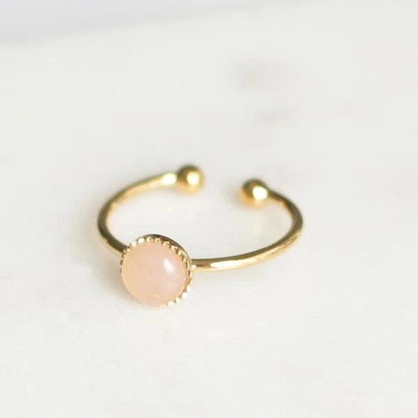 Bague petite Quartz Rose