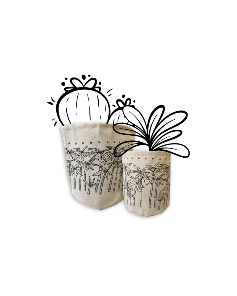 Palms Textile Planters