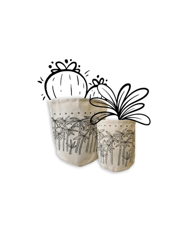 Palms Textile Planters