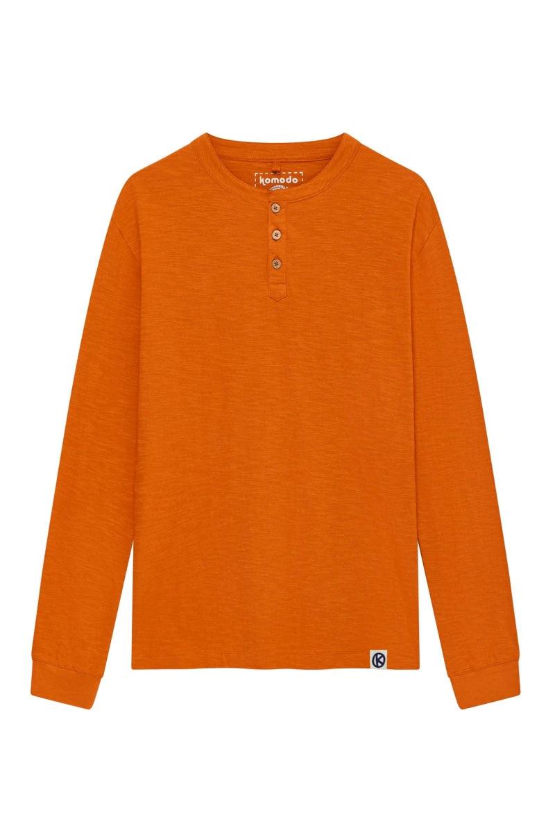 ARLO - GOTS Organic Cotton Top Burnt Orange