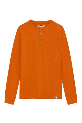 ARLO - GOTS Organic Cotton Top Burnt Orange