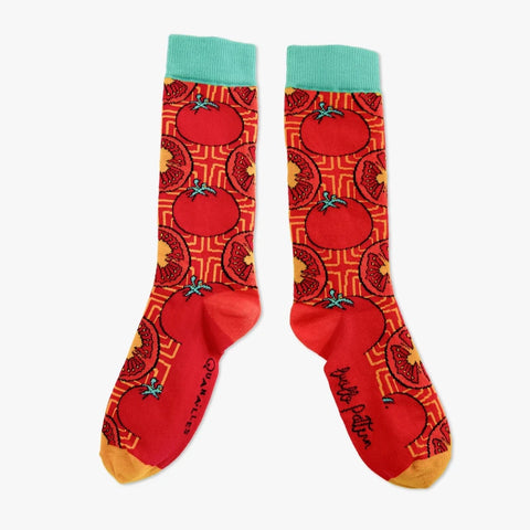 Lucille Pattern | Paire de chaussettes Tomates