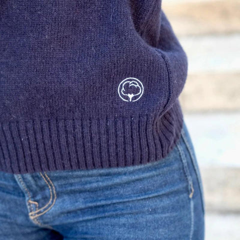 Le pull col rond mixte 100% recyclé | Fabriqué en France