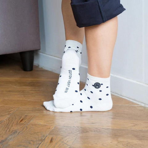 Les chaussettes basses en coton BIO