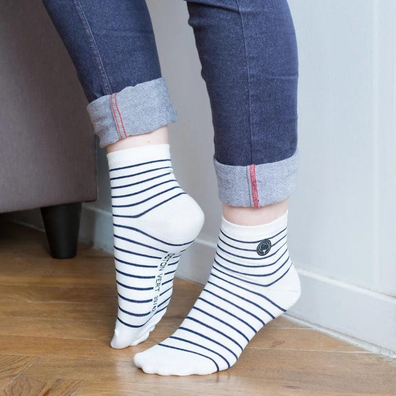 Les chaussettes basses en coton BIO