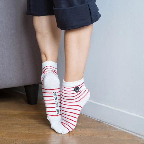 Les chaussettes basses en coton BIO