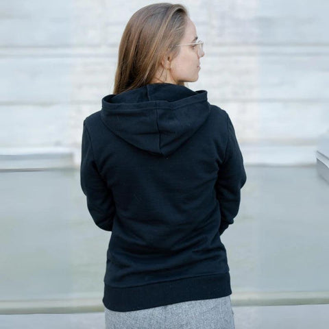 Le sweat capuche français mixte 100% coton bio