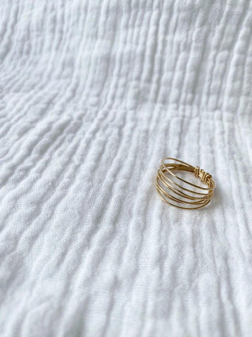 Bague Semainier Faith – Gold Filled 14k ou Argent