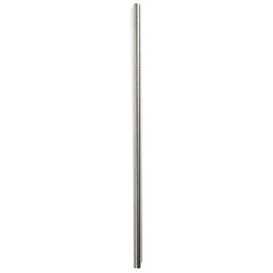 Paille droite en acier inoxydable