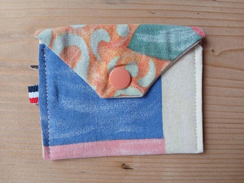 Petite Pochette Pression Upcyclée - Éco-Responsable et Solidaire