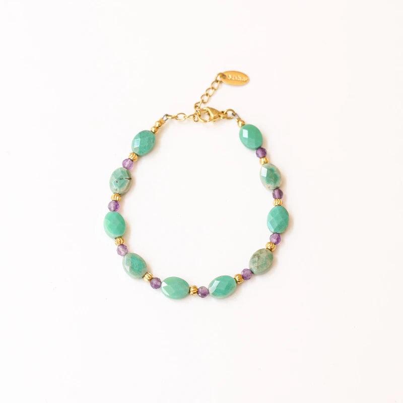 Bracelet Summer Agate Herbe