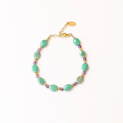 Bracelet Summer Agate Herbe