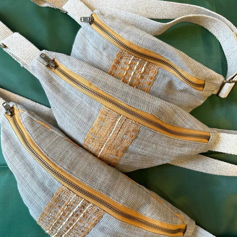 Sac banane Kachin gris