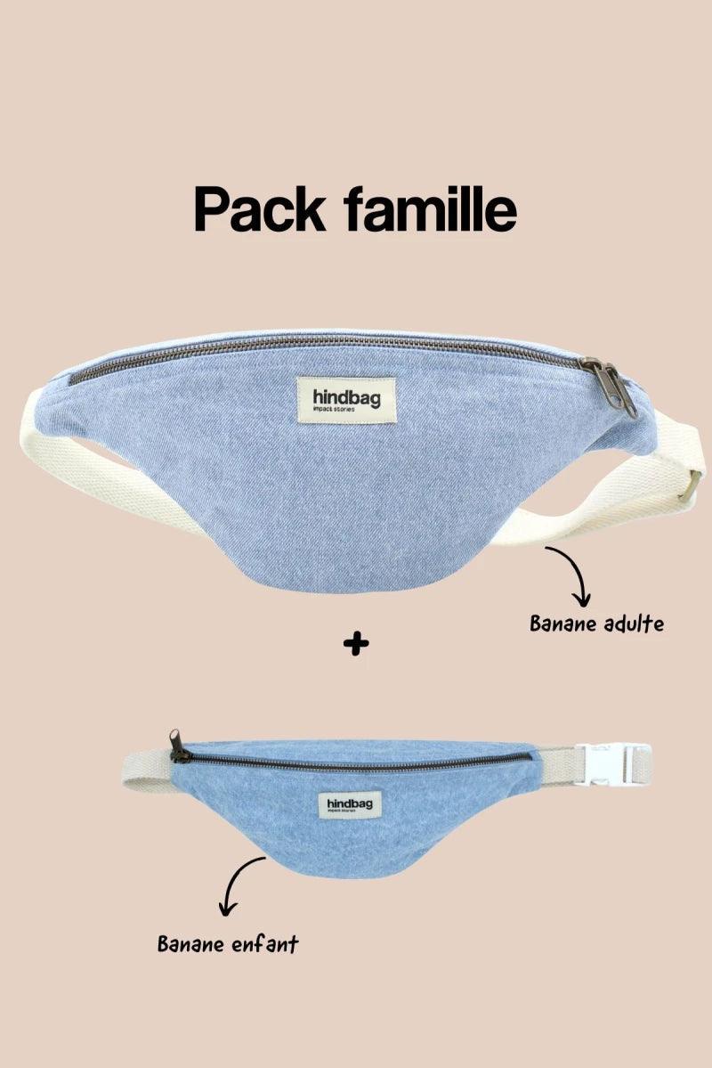 Pack famille denim bleu