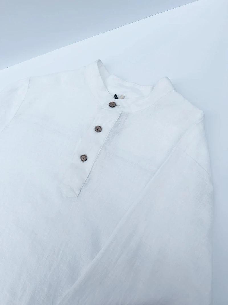 ELIJAH - Linen Top Off White