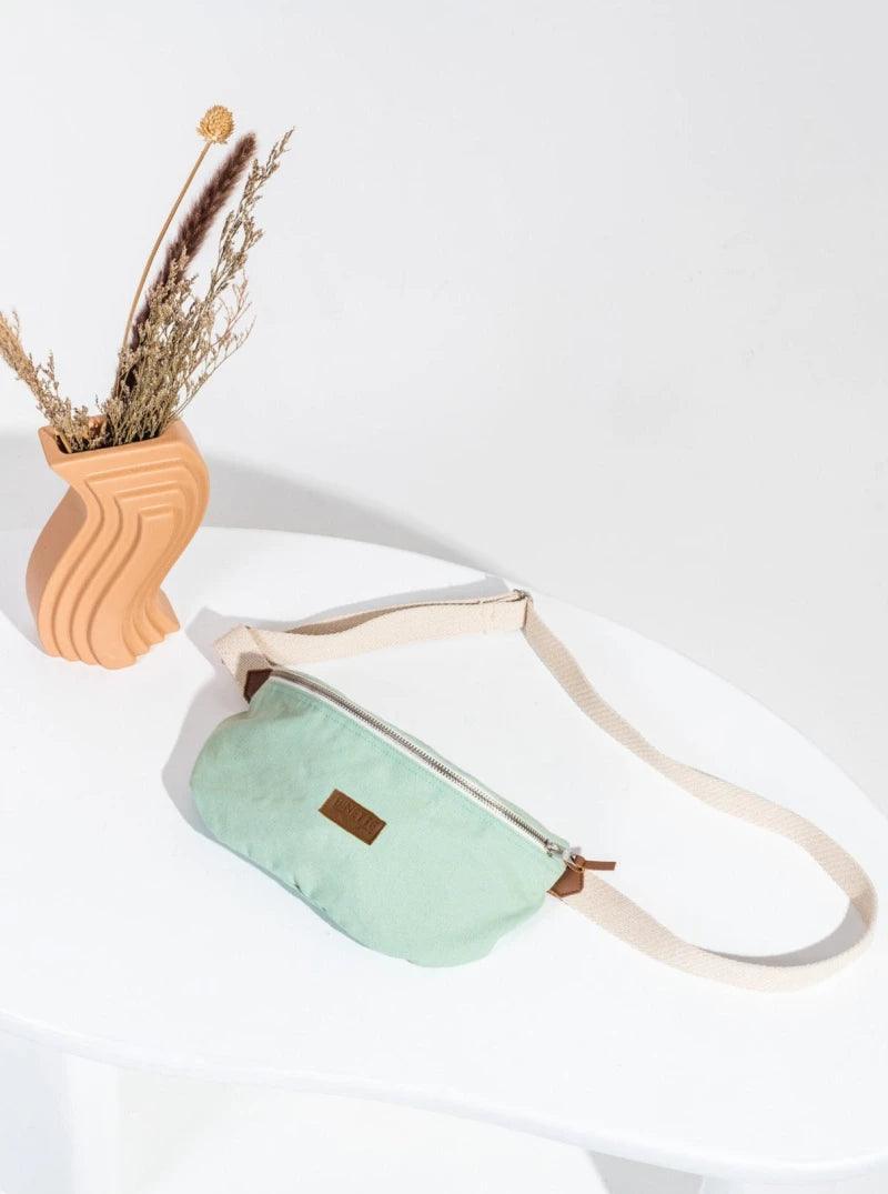 Sac banane Binette XL Blois -  Vert d’eau Pastel