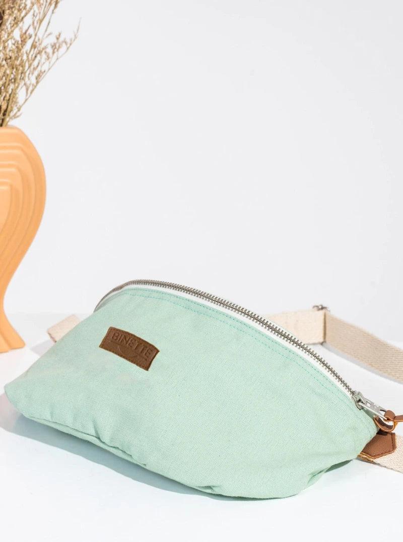 Sac banane Binette XL Blois -  Vert d’eau Pastel