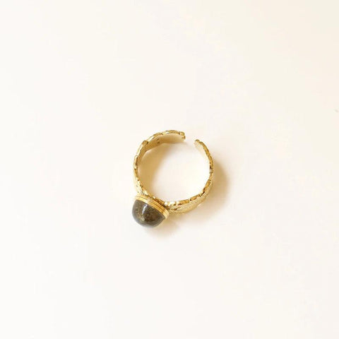 Bague feuille Labradorite