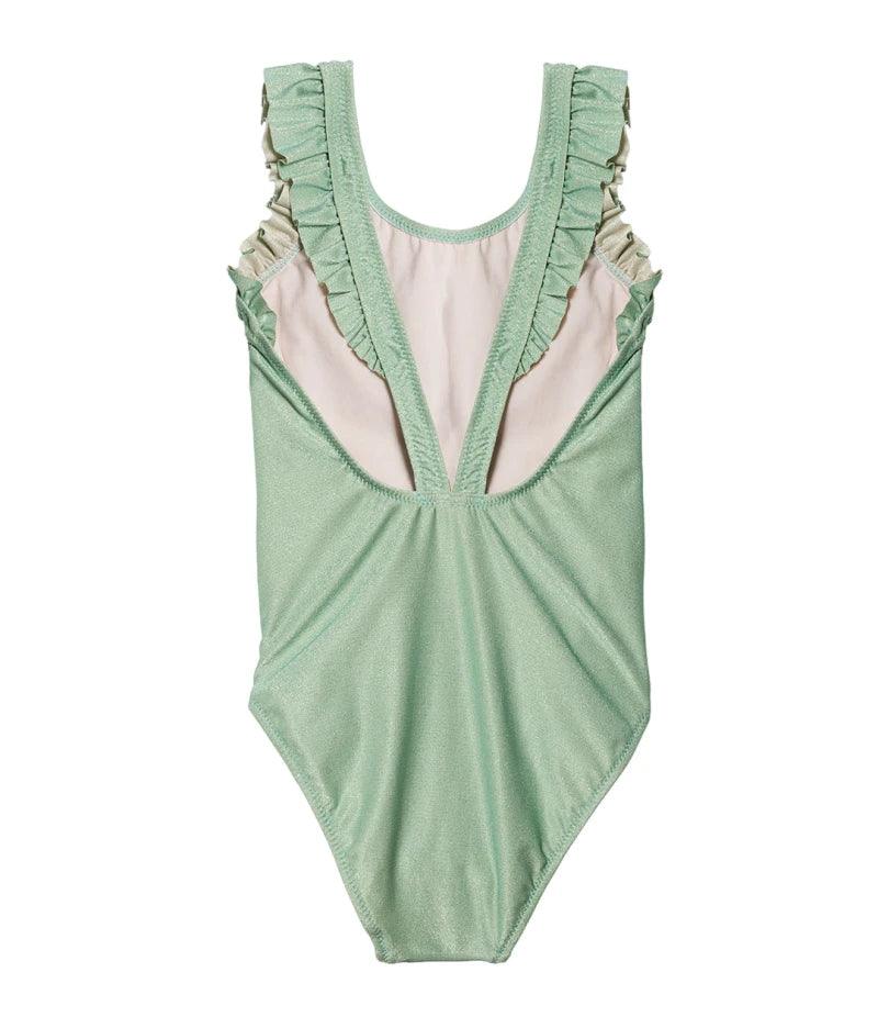 Maillot de bain Léa aqua scintillant