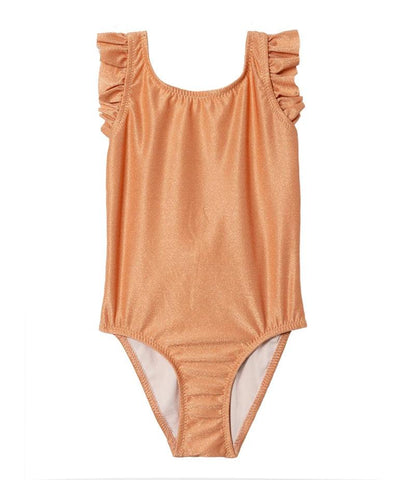 Maillot de bain Léa rose scintillant