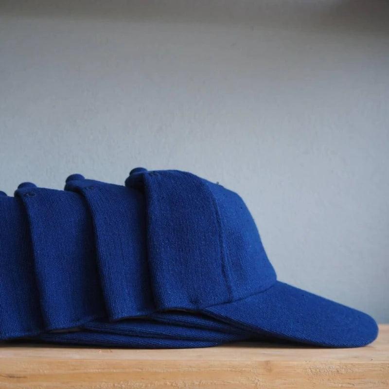 Casquette indigo unisexe